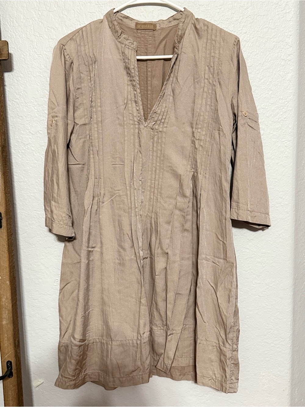 CP Shades Taupe Mini Dress